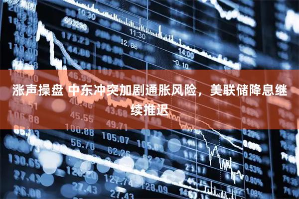 涨声操盘 中东冲突加剧通胀风险，美联储降息继续推迟